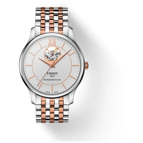 Наручные часы TISSOT, золотой, белый