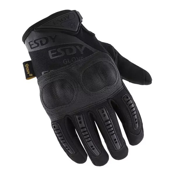 Тактические перчатки мужские перчатки Защитная оболочка кожаные перчатки с закрытыми пальцами военная одежда