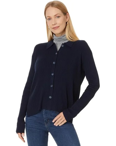 Свитер Splendid Georgie Polo Button-Down, темно-синий