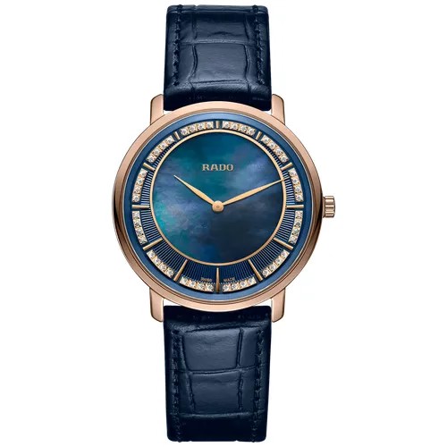 Наручные часы RADO Наручные часы Rado 420.6071.3.491, синий, черный