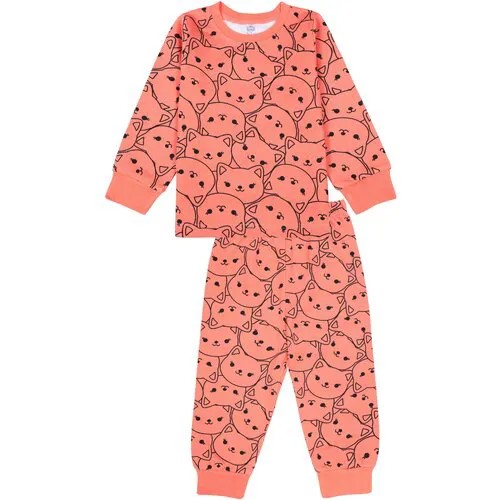 Пижама  BONITO KIDS, размер 104, коралловый