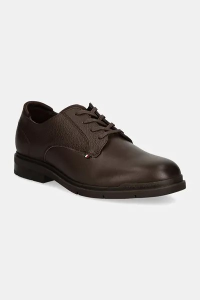 Кожаные туфли FLEXIBLE HILFIGER MIX LTH SHOE Tommy Hilfiger, коричневый