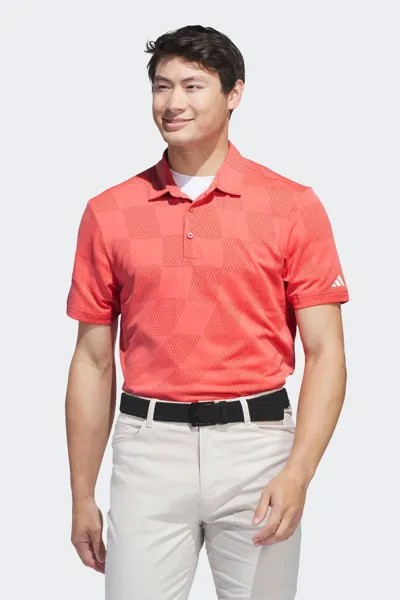 Фактурная рубашка-поло Ultimate365 Adidas Golf, оранжевый
