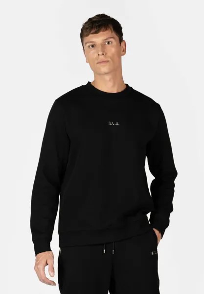 Толстовка Q-SERIES REGULAR FIT CREWNECK BALR., цвет jet black