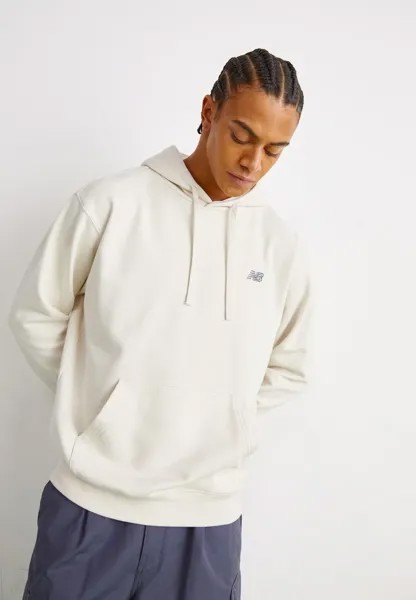 Толстовка SPORT ESSENTIALS SMALL LOGO HOODIE New Balance, цвет beige