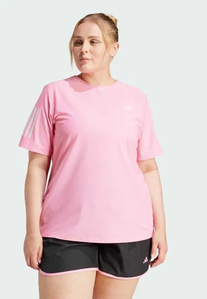 Спортивная футболка adidas Performance, розовый