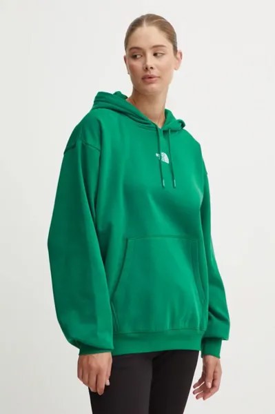 Эфирное худи The North Face, зеленый