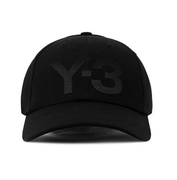 Кепка с классическим логотипом Y-3 — черный / Бейсбольная спортивная кепка унисекс Y3 / GK0626