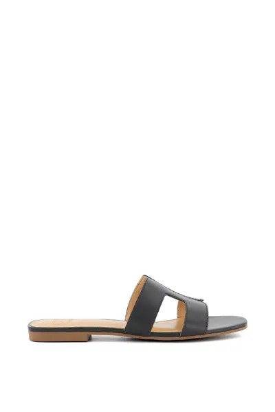 Кожаные сандалии Loopey Dune London, черный