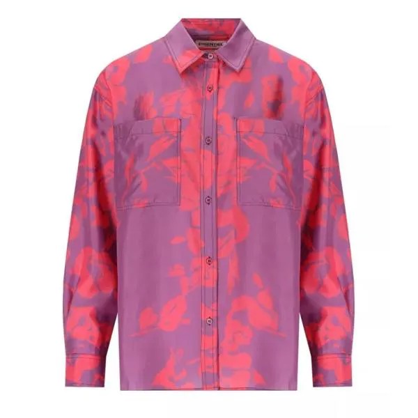 Футболка forgetmenot fuchsia shirt Essentiel Antwerp, розовый