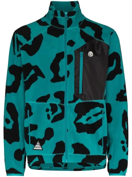 Billionaire Boys Club leopard print fleece jacket