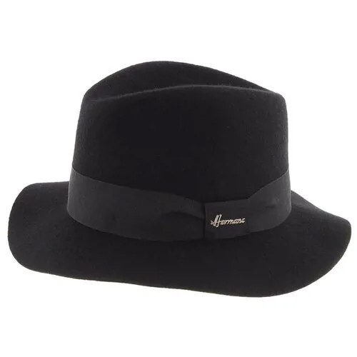 Шляпа Herman, размер 58, черный