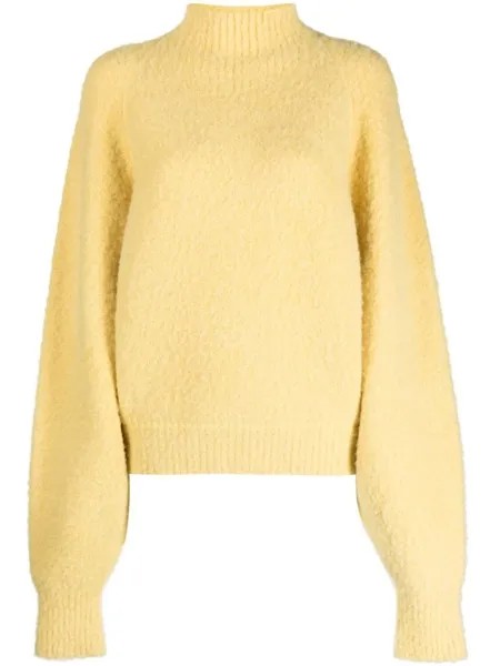 Шерстяной джемпер с высоким воротником Filippa K, желтый