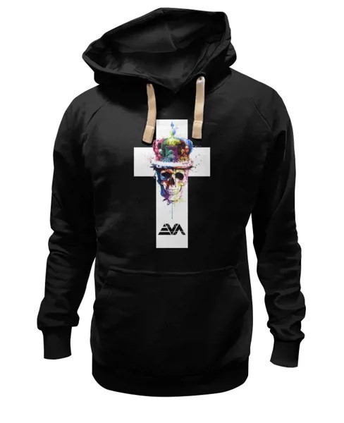 Худи Printio Long live the king черное 2XL