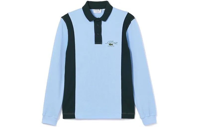 Мужская рубашка-поло LACOSTE, цвет Blue/Black