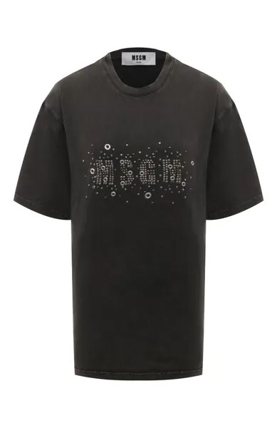 Хлопковая футболка MSGM
