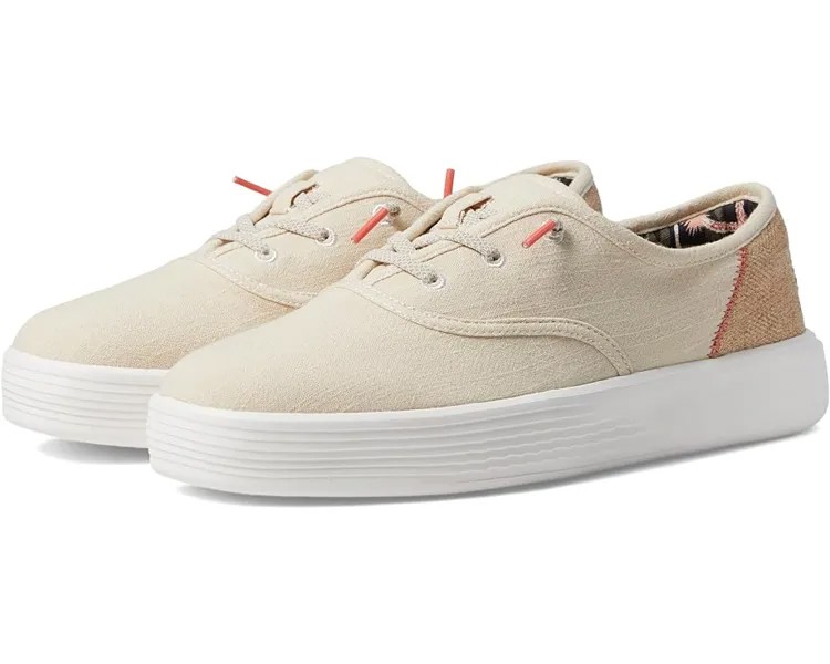 Кроссовки Hey Dude Conway Craft Linen, цвет White 1