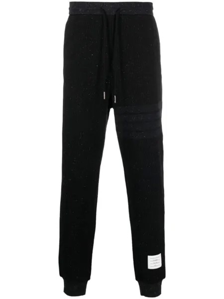 Thom Browne спортивные брюки с кулиской, черный