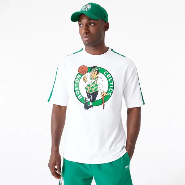 Футболка New Era NBA Colour Block Boston Celtics T-shirt, зеленый