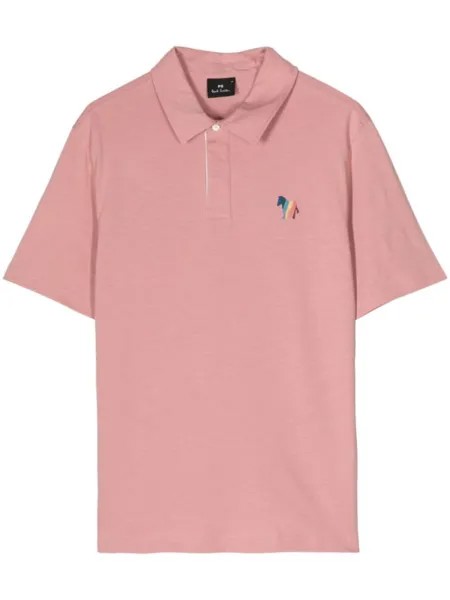Рубашка поло Broad Stripe Zebra PS Paul Smith, розовый