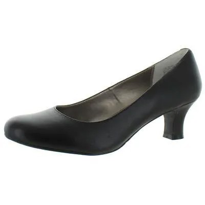 Черные женские кожаные туфли на плоской подошве Array на низком каблуке 9, средний (B,M) BHFO 1261