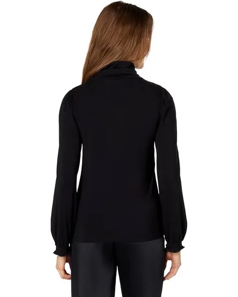 Свитер Draper James Knit Turtleneck in Fall Vines, черный