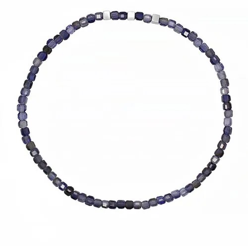 Браслет KARMONIA, иолит, 1 шт., размер 16 см, фиолетовый
