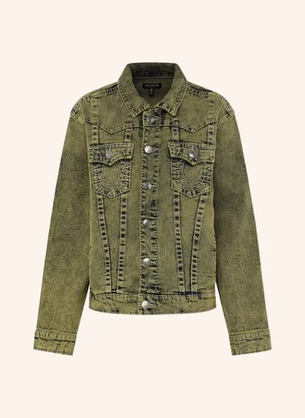 Джинсовая куртка jimmy overdye big t True Religion, желтый