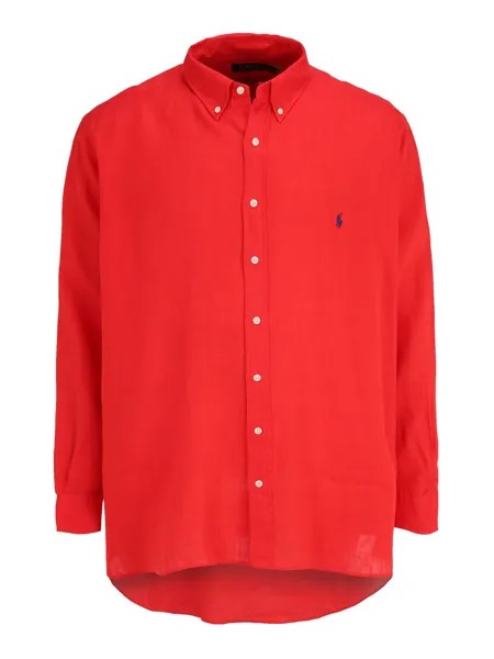 Рубашка на пуговицах стандартного кроя Polo Ralph Lauren Big & Tall, красный