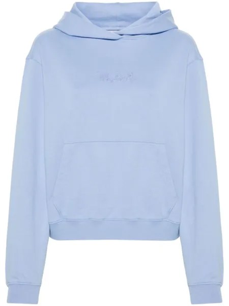 Woolrich худи с вышитым логотипом, синий