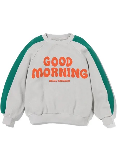 Bobo Choses толстовка Good Morning с круглым вырезом