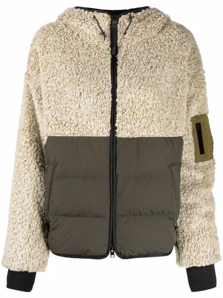 Woolrich флисовая куртка Curley с дутыми вставками