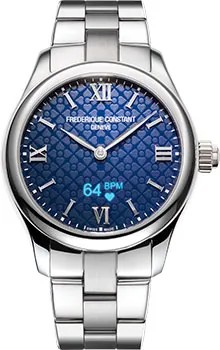 Швейцарские наручные  женские часы Frederique Constant FC-286N3B6B. Коллекция Smartwatch Vitality