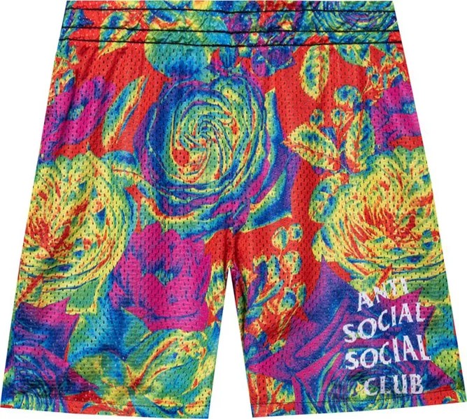 Шорты Anti Social Social Club Pedals On The Floor Reversible Mesh Shorts 'Multicolor', разноцветный