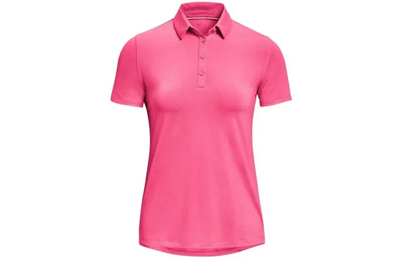 Рубашка поло женская фуксия Under Armour