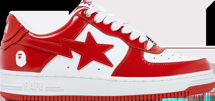 Кроссовки Wmns Bapesta #5 Red, красный