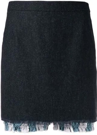 Thom Browne многослойная юбка мини