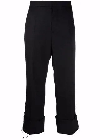 Ann Demeulemeester укороченные брюки со швами