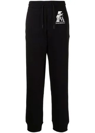 Emporio Armani спортивные брюки с логотипом