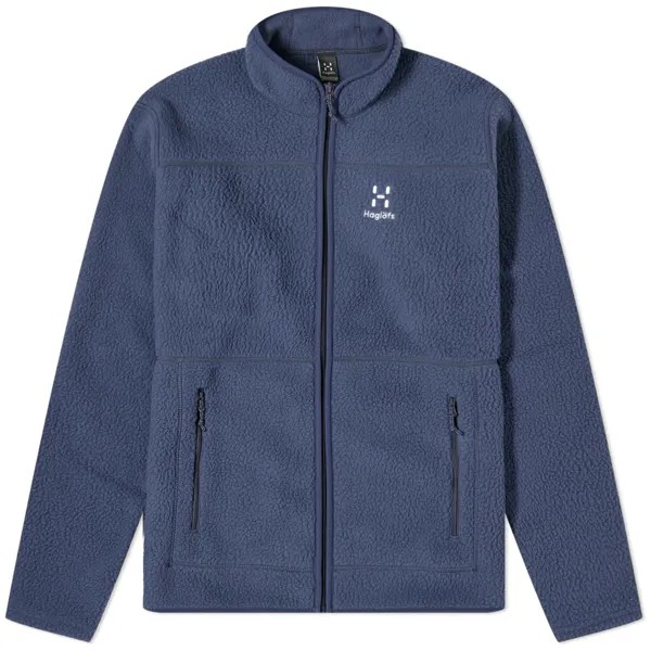 Флис Haglöfs Mossa Pile Fleece, цвет Tarn Blue