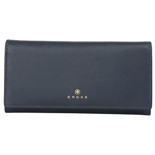Кошелёк Cross Monaco Navy, кожа наппа, гладкая, цвет тёмно-синий, 20 x 11 x 2,5 см CROSS MR-AC898288_1-5
