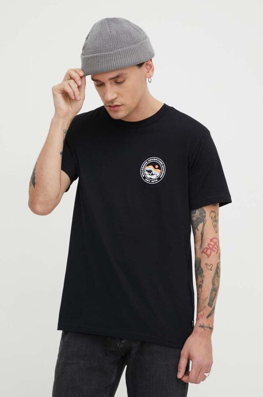 Хлопковая футболка Adventure Division Billabong, черный
