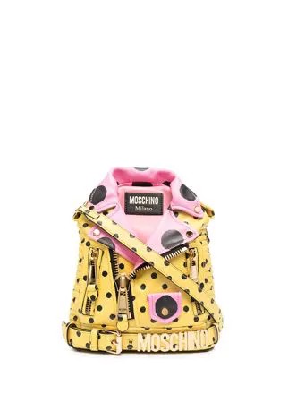 Moschino рюкзак в виде байкерской куртки