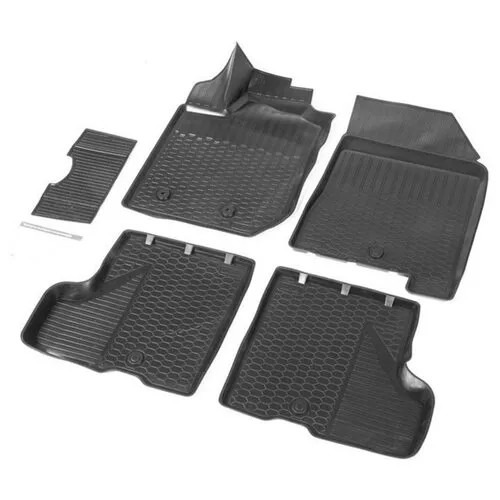 Комплект ковриков RIVAL 16007001 LADA (ВАЗ) XRAY 5 шт. черный