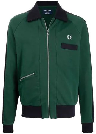 FRED PERRY спортивная куртка с контрастной отделкой