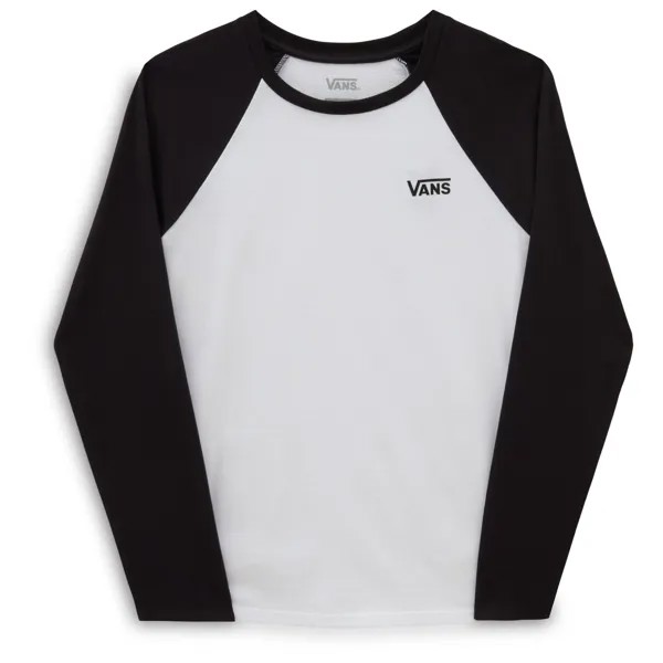 Лонгслив Vans Women's Flying V Everyday Raglan, цвет Black/White