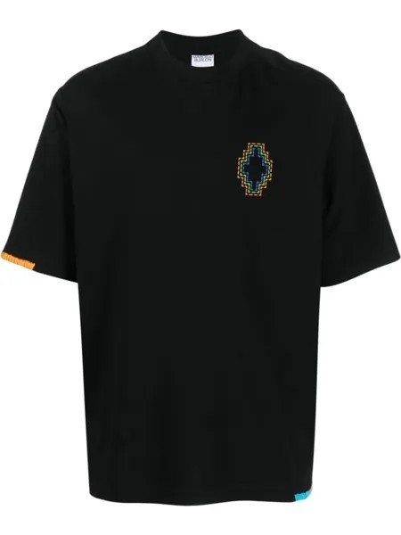 Marcelo Burlon County of Milan футболка Stitch Cross, черный