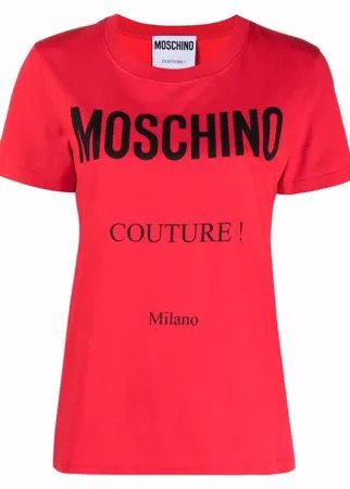 Moschino футболка с логотипом