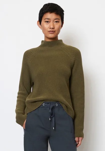 Свитер Longsleeve Stand Up Collar Marc O'Polo, цвет forest floor