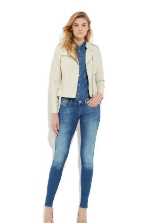 Кожаная куртка женская Mavi 1185720076 бежевая S